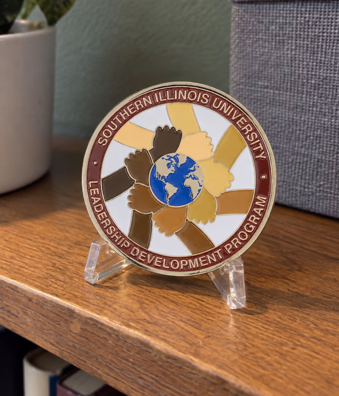 southern illinois university leadership development coin bg 700w
