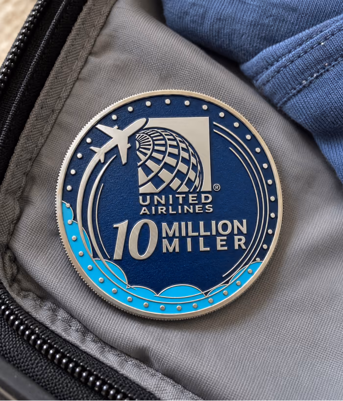 united airlines 10 million miler coin bg 700w